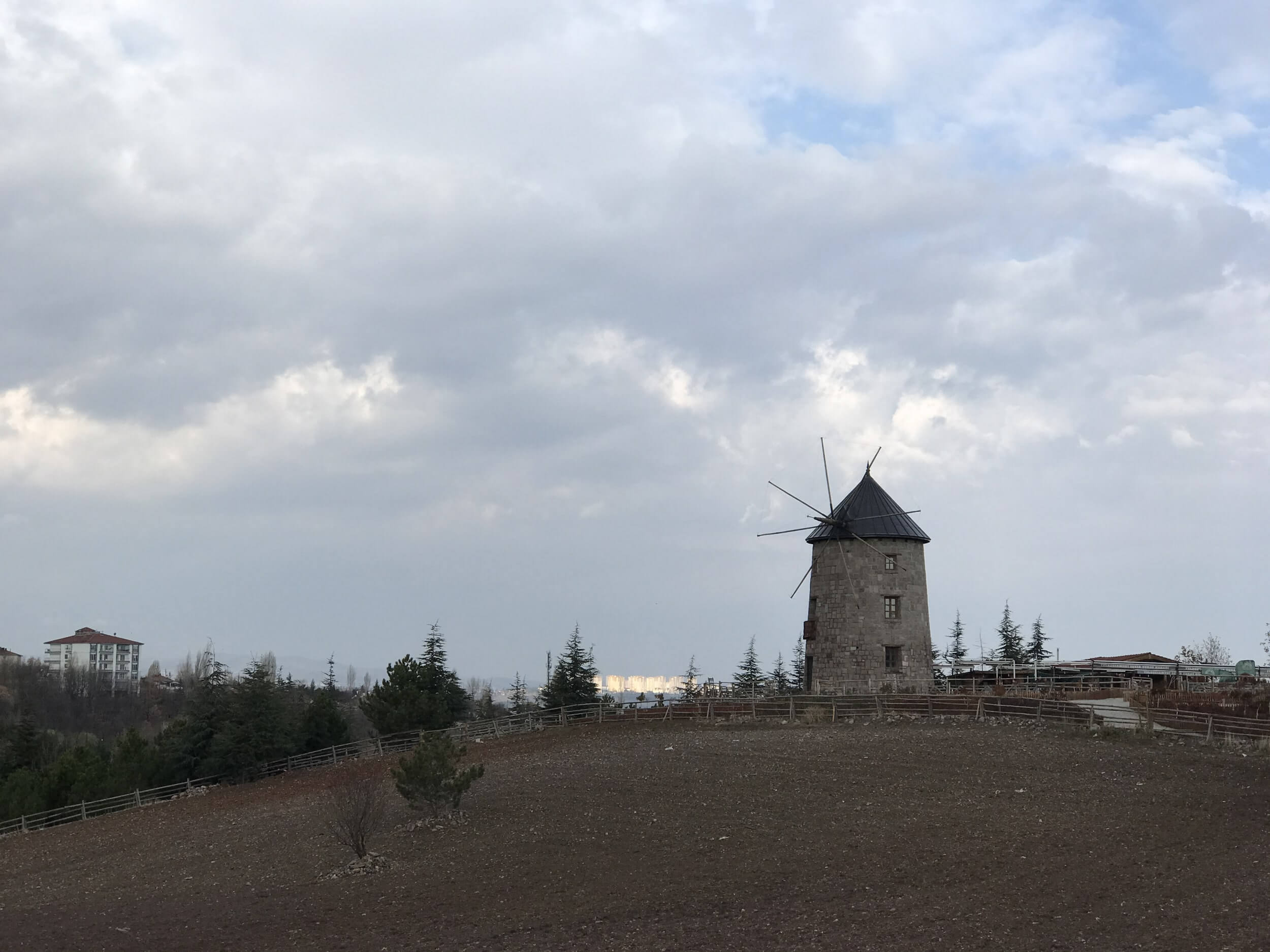 Dutch-looking windmill in Altinkoy