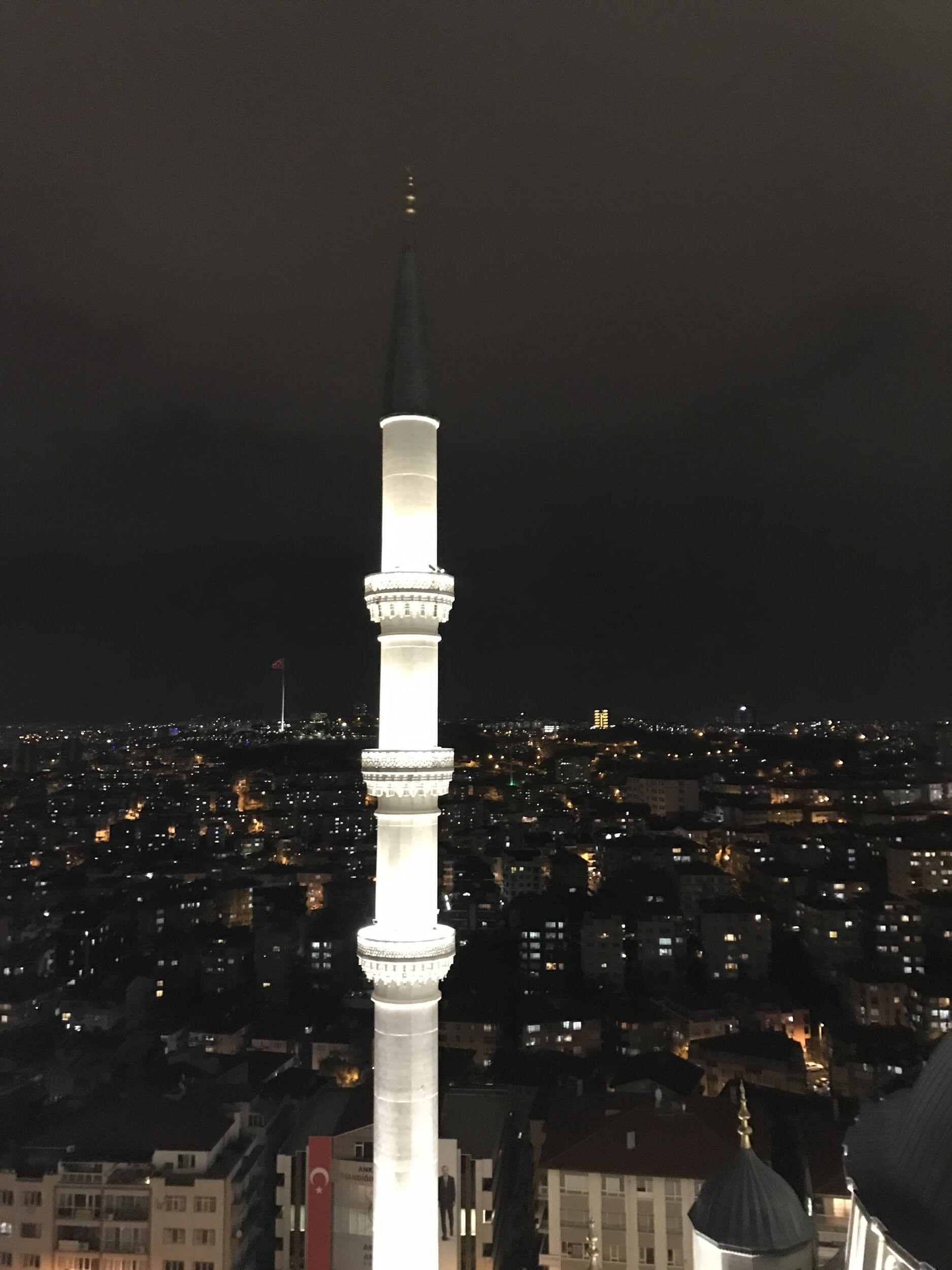 View from the top of a minaret