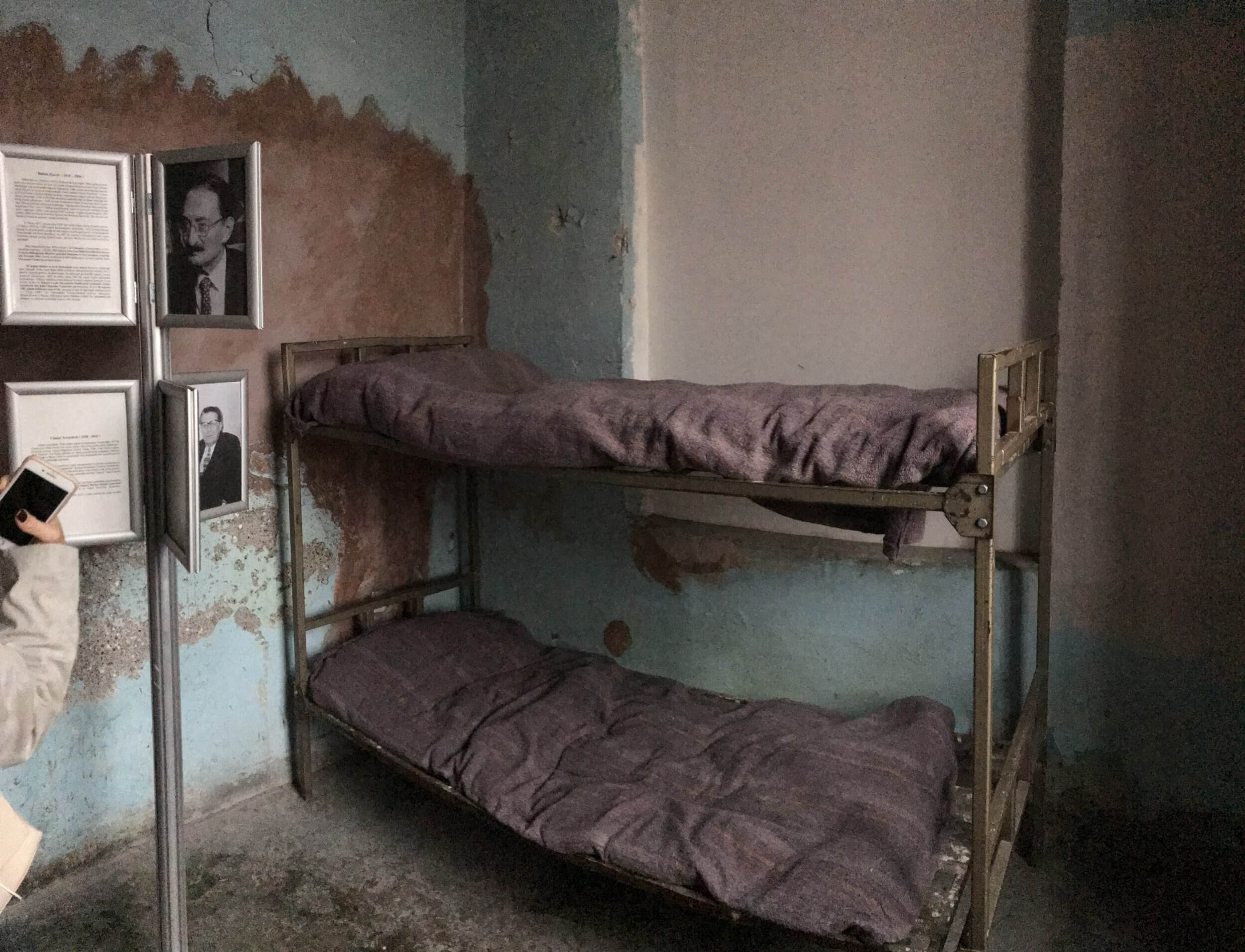 Beds in Ulucanlar prison